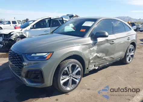 2023 Audi Q5 Sportback Premium Plus 45 Tfsi S Line Quattro S Tronic из США, поврежденный, VIN WA15AAFY7P2069833